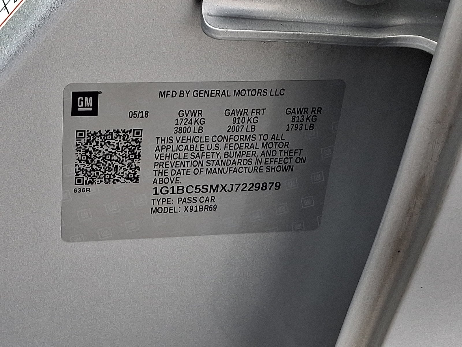 2018 Chevrolet Cruze LS