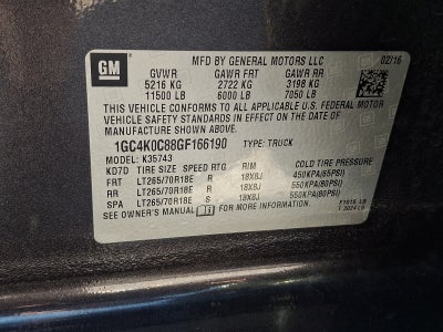 2016 Chevrolet Silverado 3500 HD LTZ