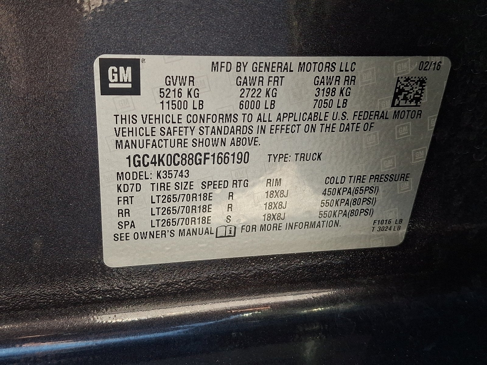 2016 Chevrolet Silverado 3500 HD LTZ