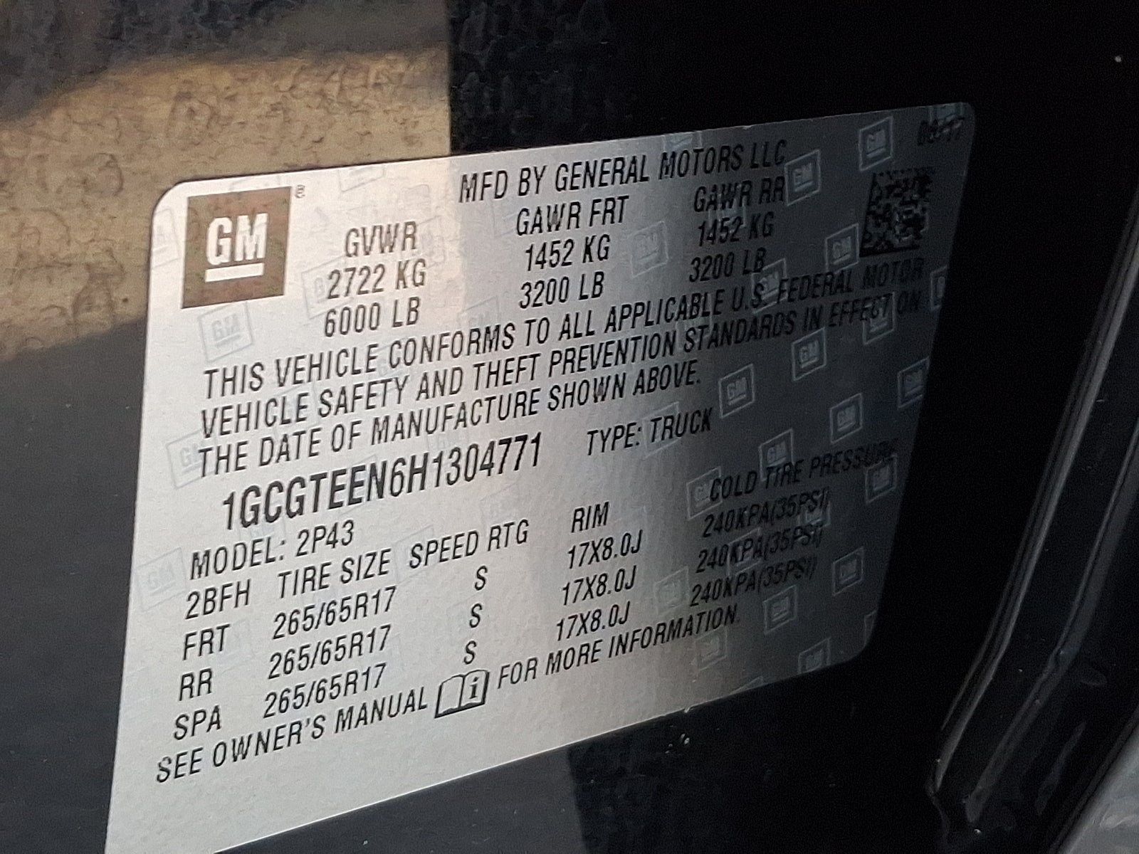 2017 Chevrolet Colorado 4WD ZR2