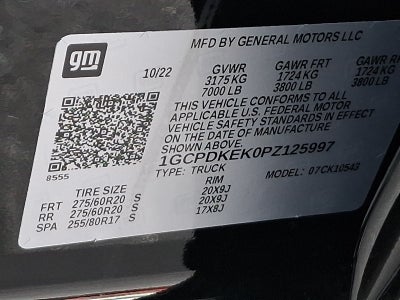 2023 Chevrolet Silverado 1500 LT (2FL)