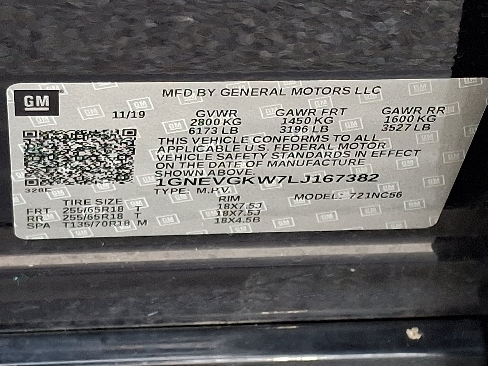 2020 Chevrolet Traverse LT Cloth