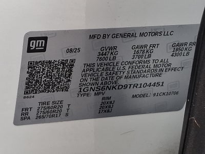 2026 Chevrolet Tahoe LT