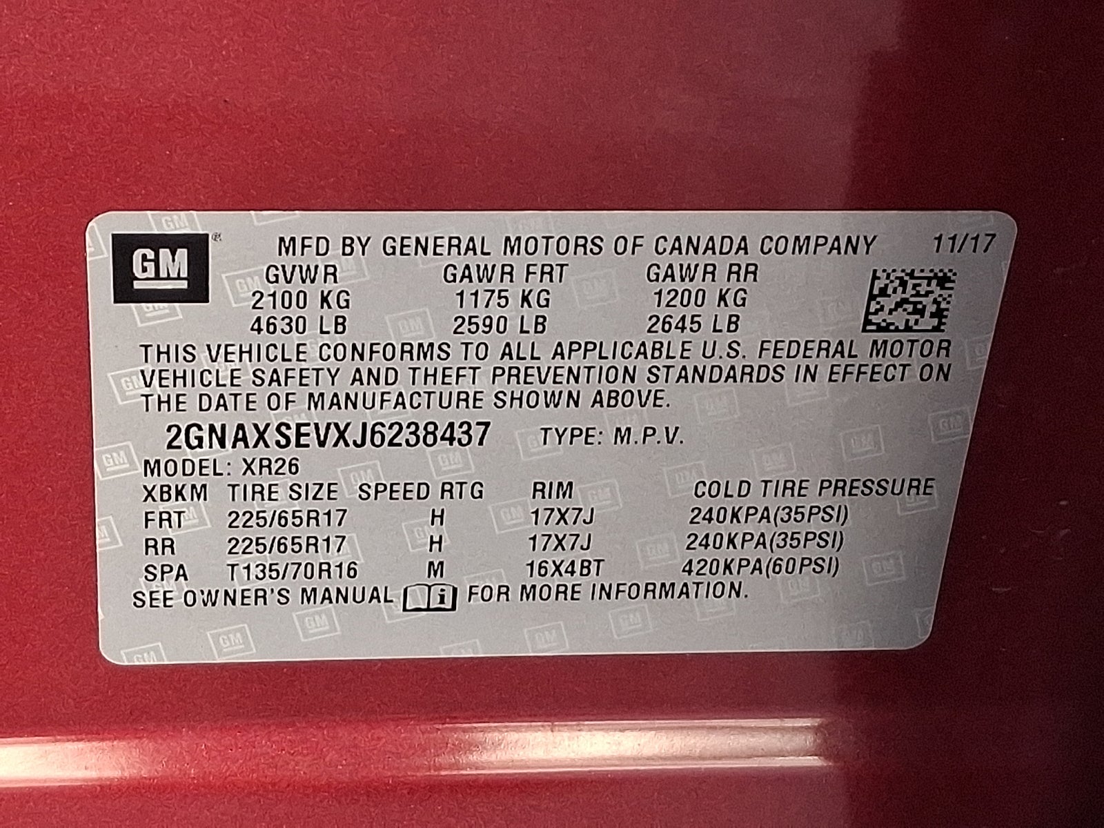 2018 Chevrolet Equinox LT