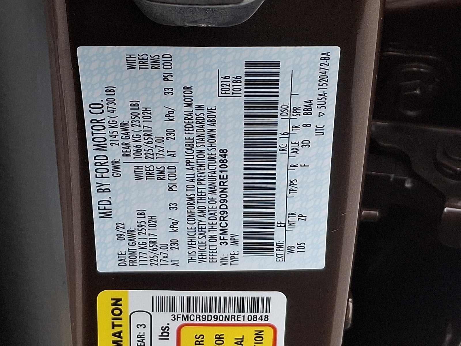 2022 Ford Bronco Sport Badlands