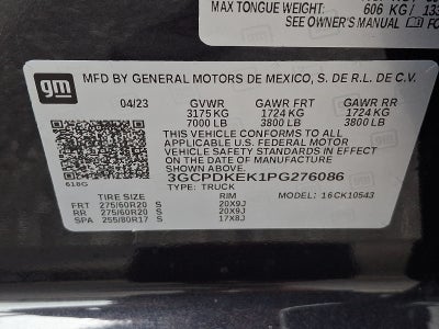 2023 Chevrolet Silverado 1500 LT (2FL)