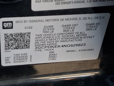 2022 Chevrolet Silverado 1500 LT