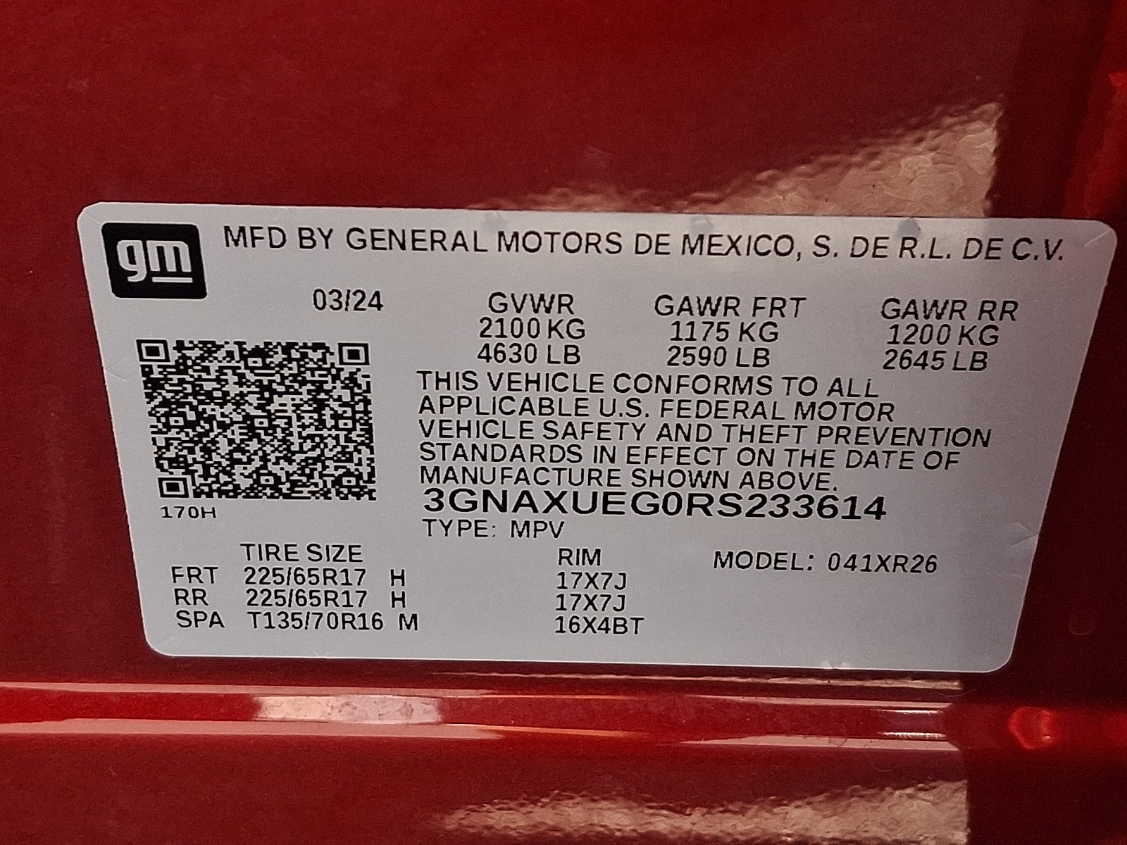 2024 Chevrolet Equinox LT