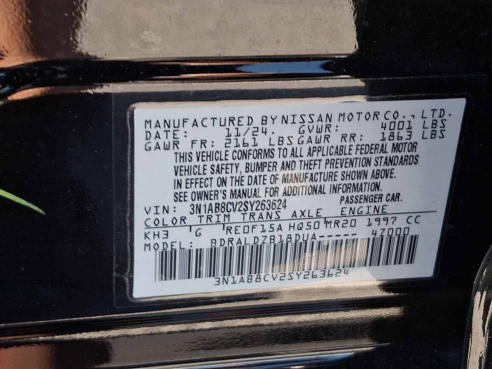 2025 Nissan Sentra SV