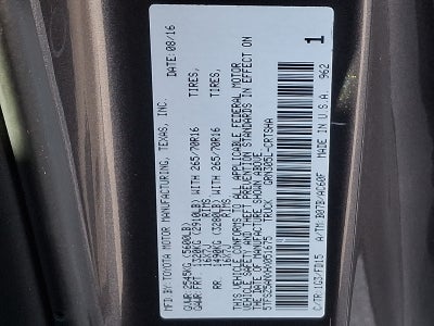 2017 Toyota Tacoma SR5