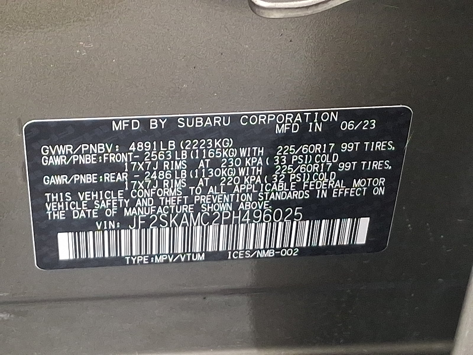 2023 Subaru Forester Wilderness