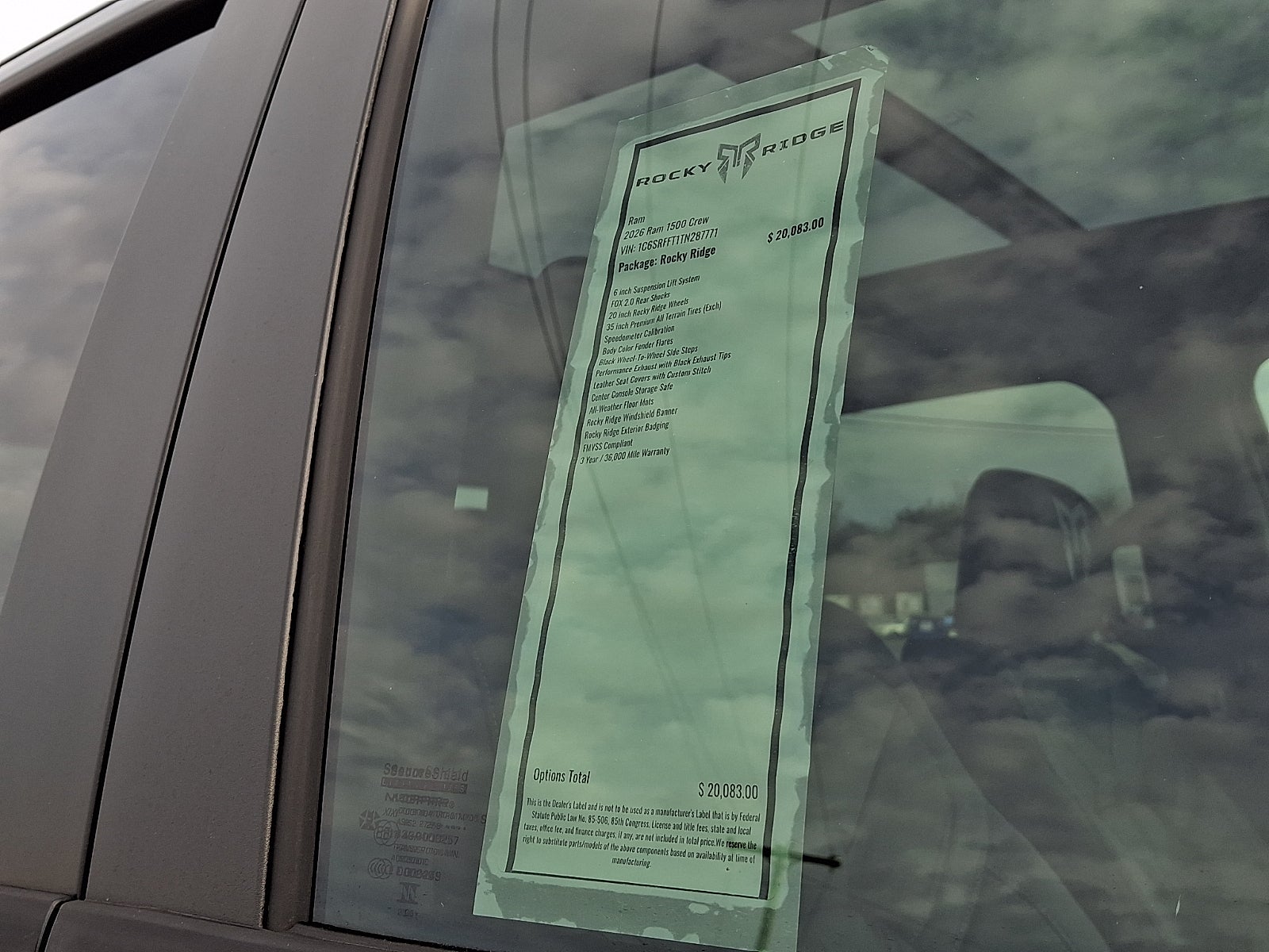 2026 RAM Ram 1500 RAM 1500 BIG HORN CREW CAB 4X4 5'7' BOX