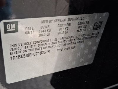 2018 Chevrolet Cruze LT Auto