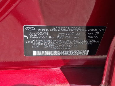 2015 Hyundai Sonata SE